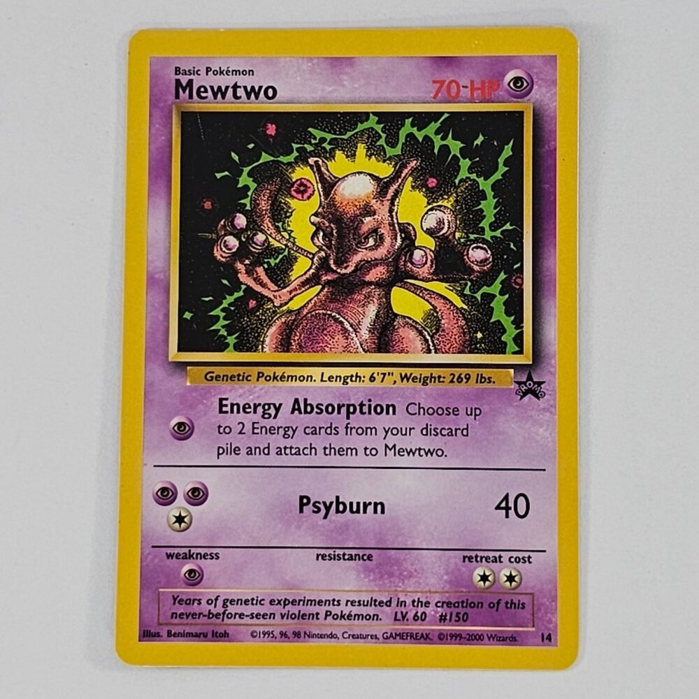 Pokémon TCG Mewtwo Wizards Black Star Promos #14 Card